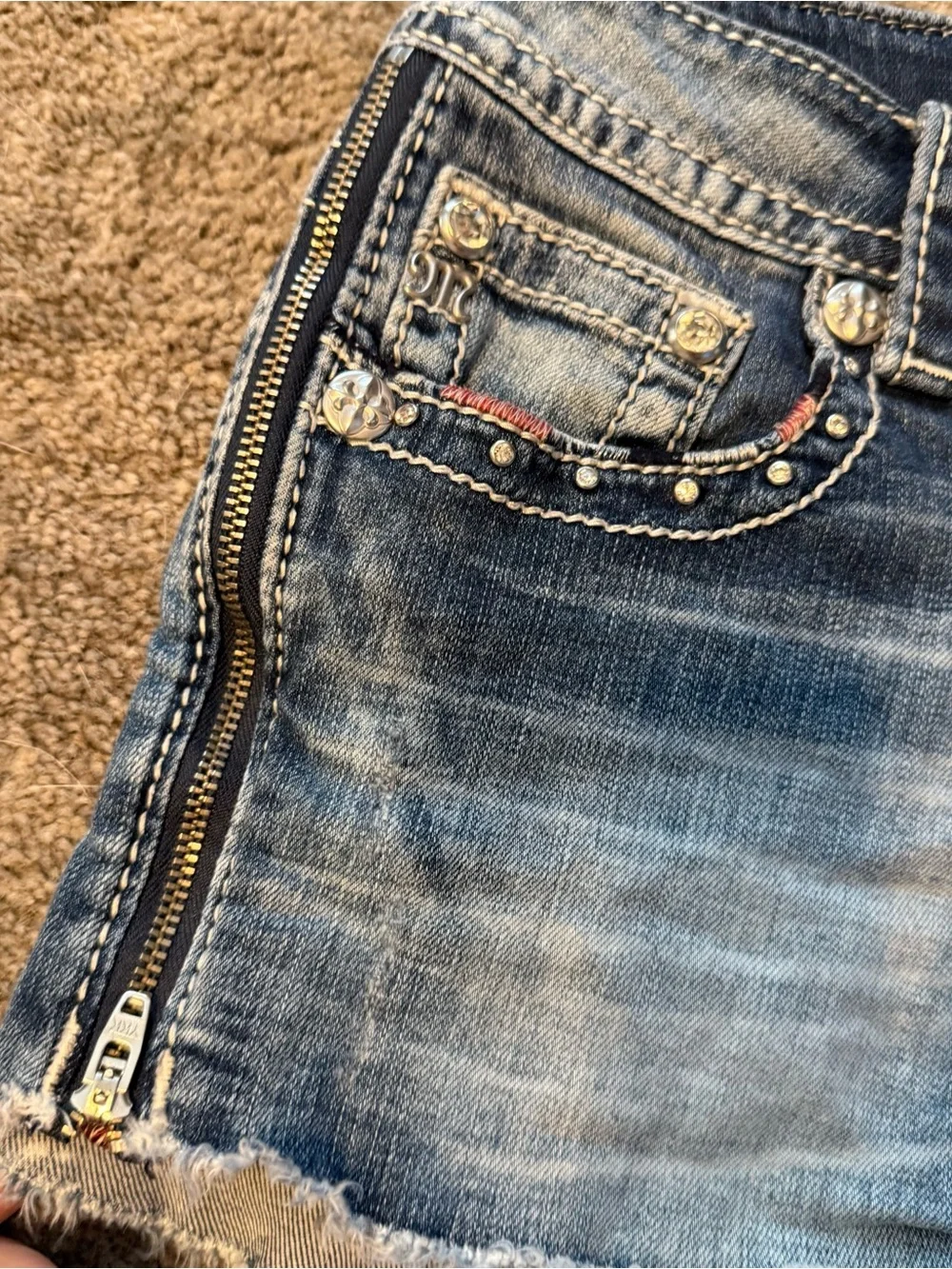Y2K Miss Me Jeans Denim Shorts